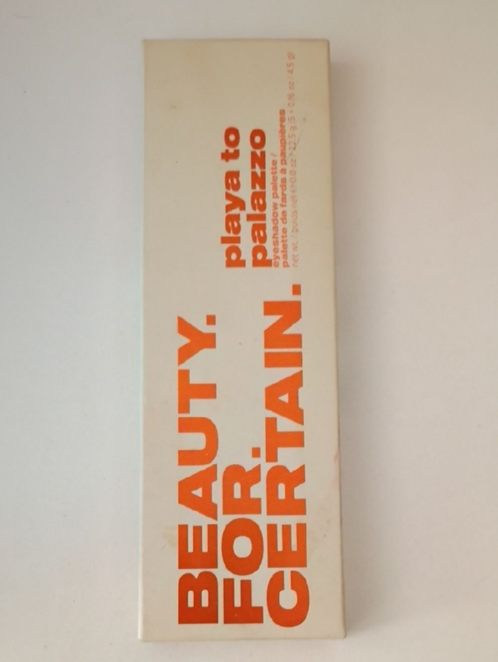 Beauty For Certain Eyeshadow Palette Playa To Palazzo